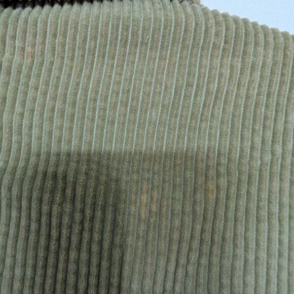 LL Bean Corduroy Barn Jacket Womens Size Medium Green Removable Liner Workwear - Picture 12 of 16
